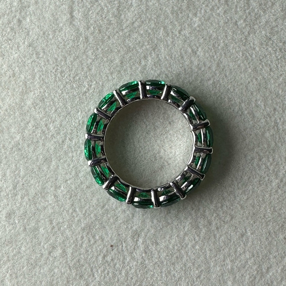 Emerald Eternity Ring - image 5